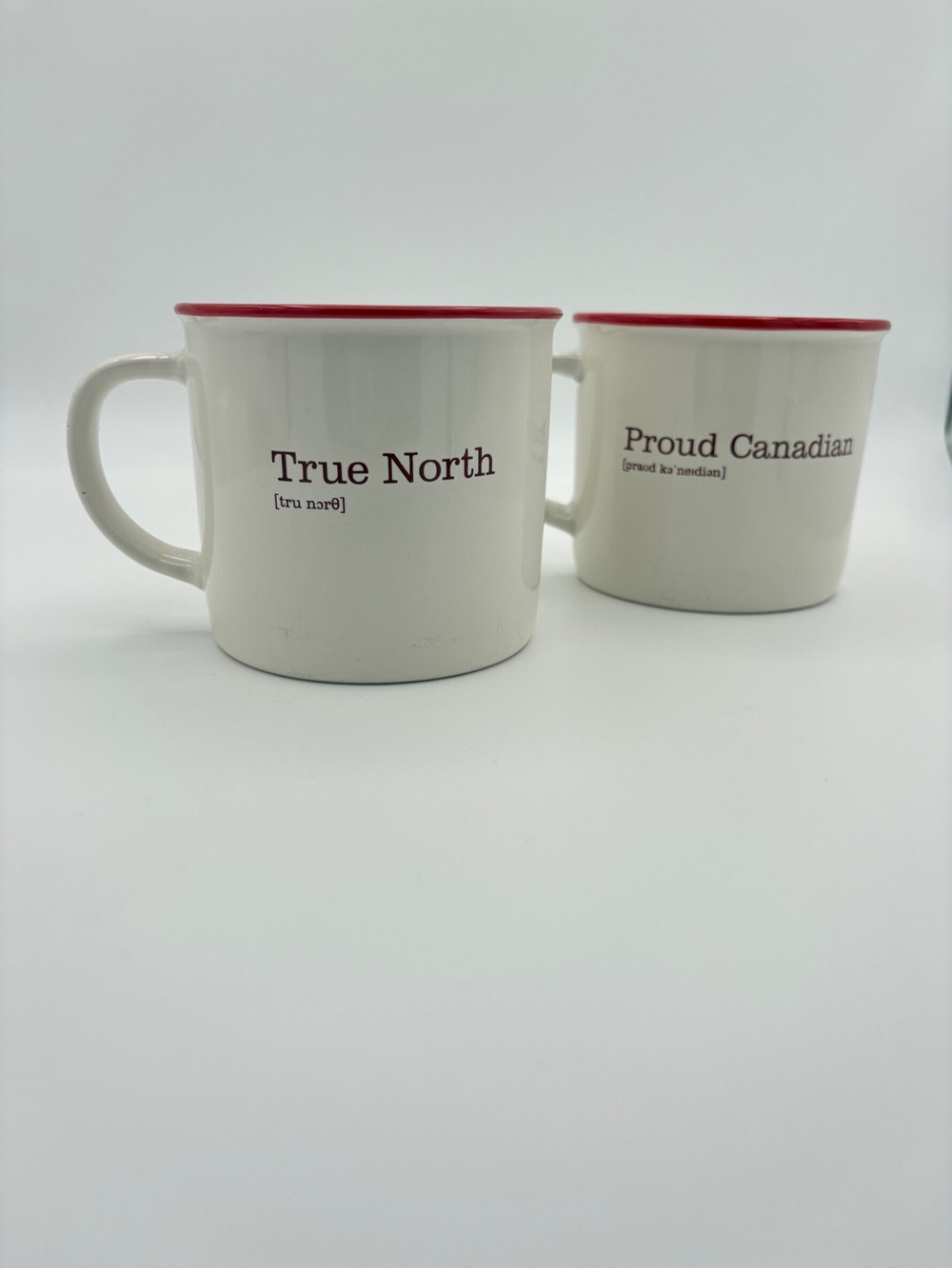 Canadian Themed Ceramic Coffee Mugs True North/Proud Canadian